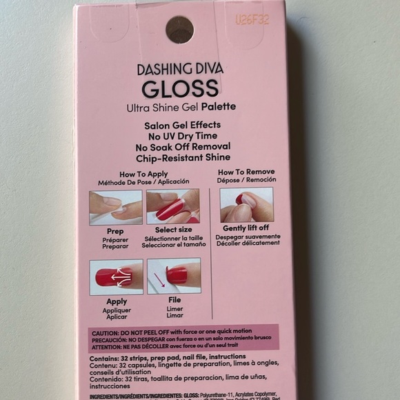 Dashing Diva Gloss Gel Nail Strip Kit in Camellia Blossom - Picture 4 of 5